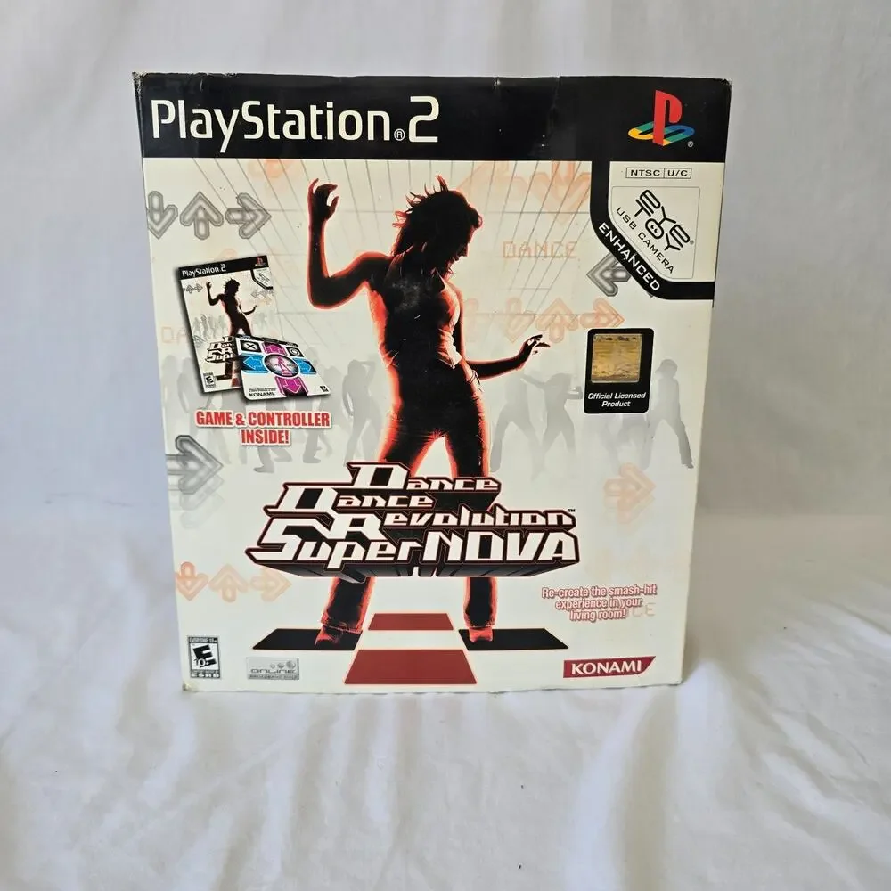 PlayStation 2 KONAMI Dance Dance Revolution SuperNova Controller Mat & Box Only